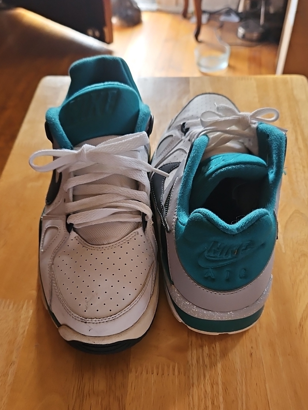 Nike Air Trainer Classic "Fresh Water" White Teal and Gray Size 8